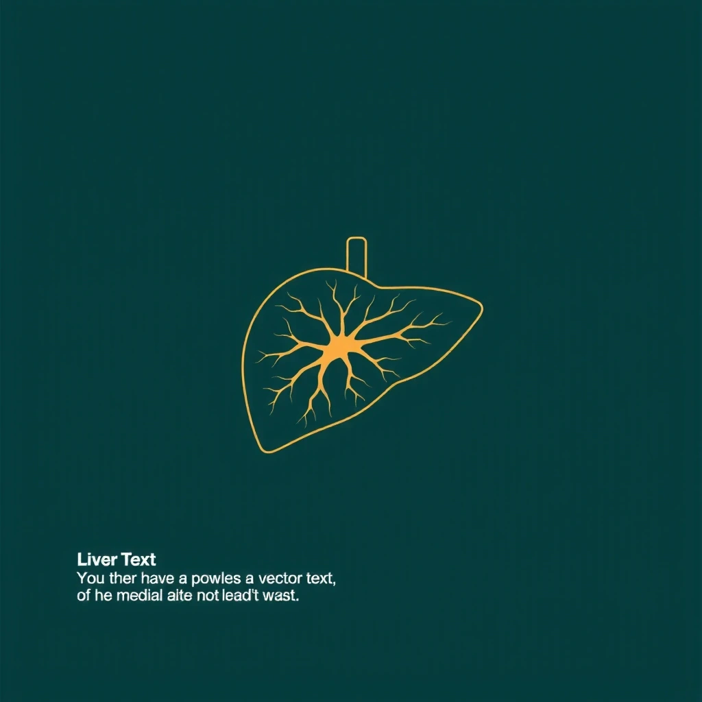 Abstrakte Darstellung der Leber als biologischer Filter